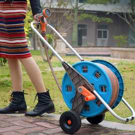家用浇花水枪水管软管庭院子浇菜喷头神器冲洗车水枪收纳车收卷器