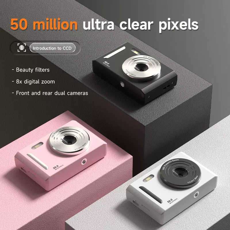 跨境儿童数码照相机CCD迷你相机高清学生党小单反可拍照校园礼物