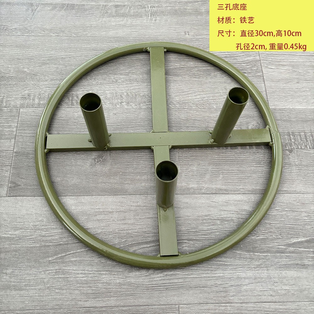 Piso de gran papel floral floral varilla base ventana de visualización floral varilla base suministros de boda floral varilla de apoyo suelo