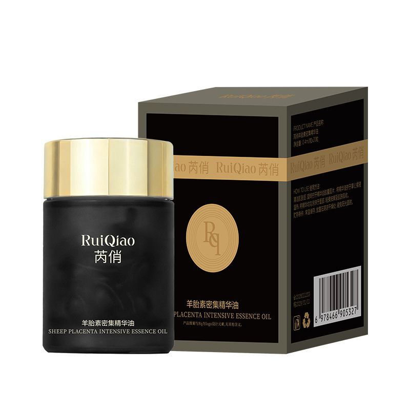 Aceite Facial de Esencia de Placenta con Glicerol Hidratante, Iluminadora para Rostro