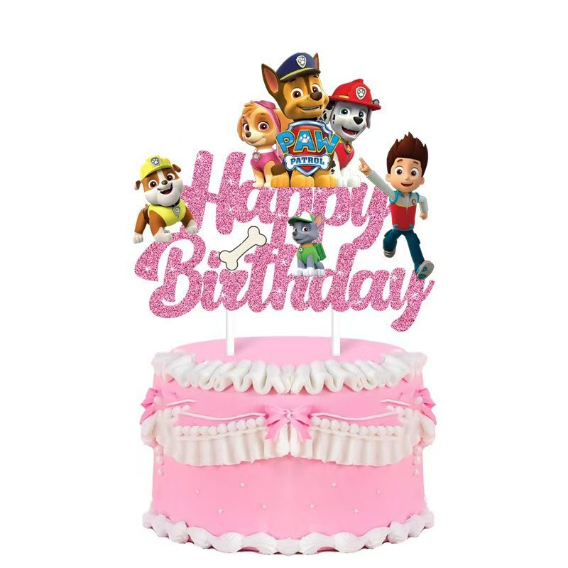 ステッチ ケーキデコレーション リロ＆スティッチ グリッター HAPPY BIRTHDAY フラグとカードの誕生日デコレーション|undefined