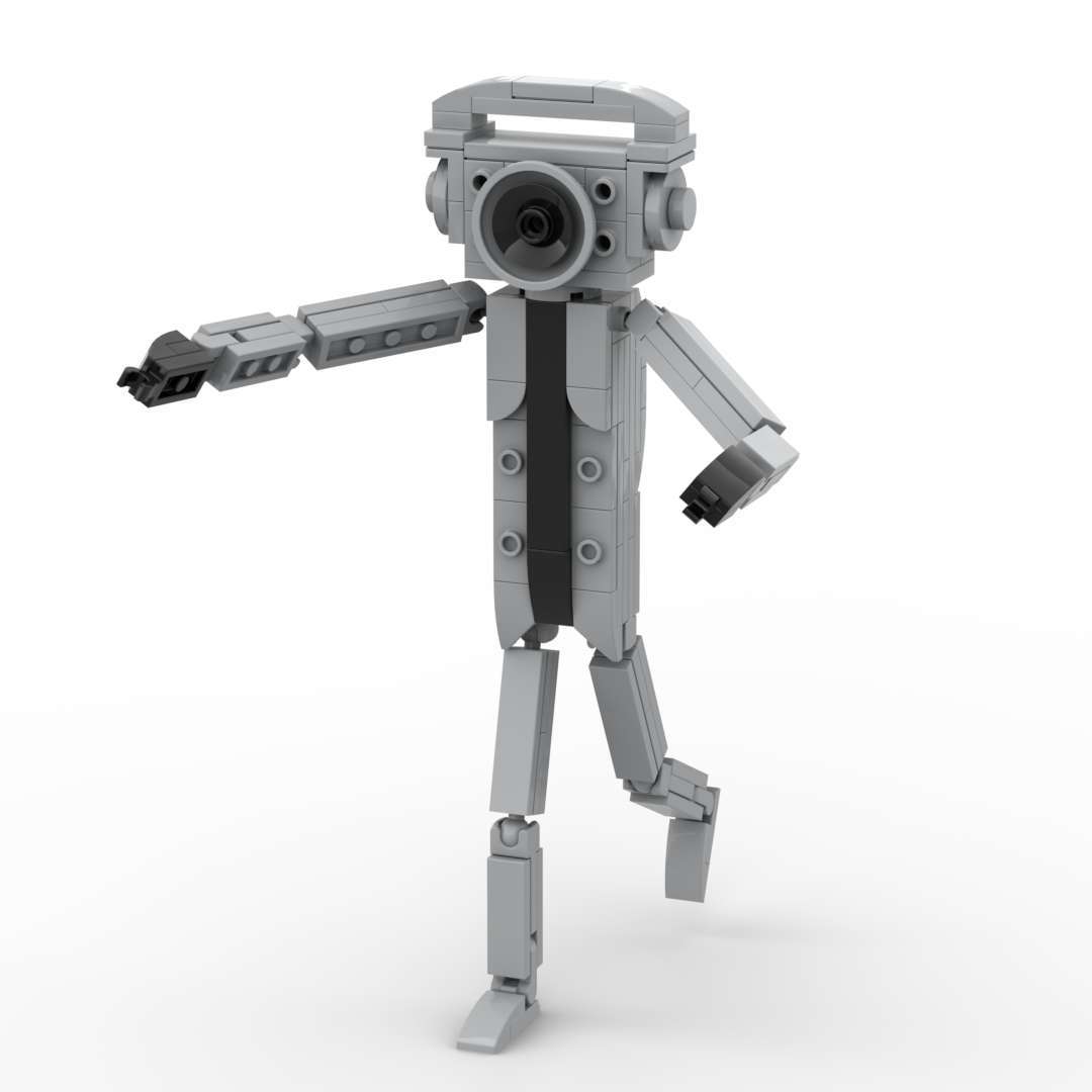 Laberinto bruja juego caliente Inodoro Hombre bloques de construcción Monitor MOC Mesa hecha a mano columpio monstruo TV hombre