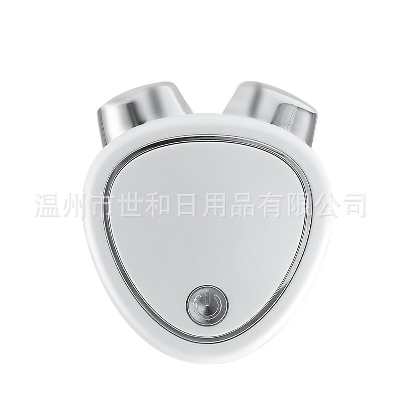 Nuevo instrumento de belleza micro-actual bola mágica de doble cabeza líneas de luz facial reafirmante rejuvenecimiento de la piel masajeador artefacto de la cara de las mujeres