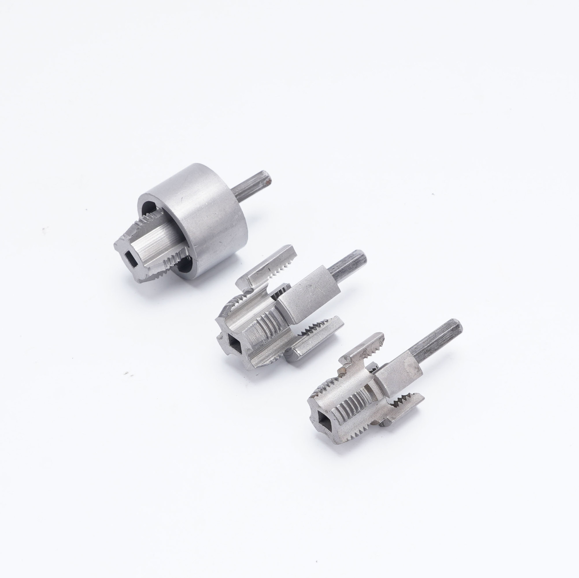 新款4分6分水管通用电动内丝外丝一体式开丝器板牙工具螺纹攻丝锥