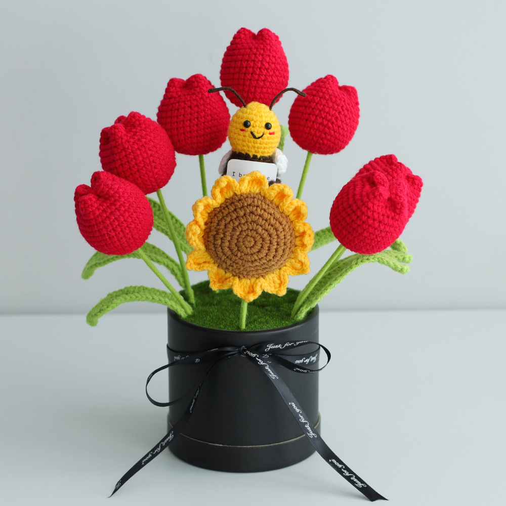 Bee Tulip Bouquet de flores