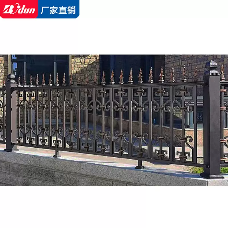 博盾铝艺围栏护栏别墅院墙栏杆户外防护栏楼梯扶手铝合金护栏庭院