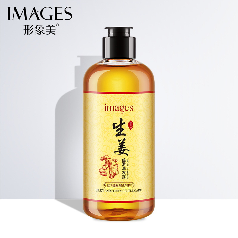 Imagen belleza jengibre sedoso champú de limpieza profunda cabello suave Champú hidratante productos genuinos al por mayor