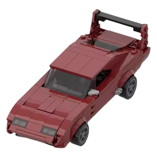 MOC-86045 dodge challenger daytona compatible with lego speed series building blocks assembled racing toy for men