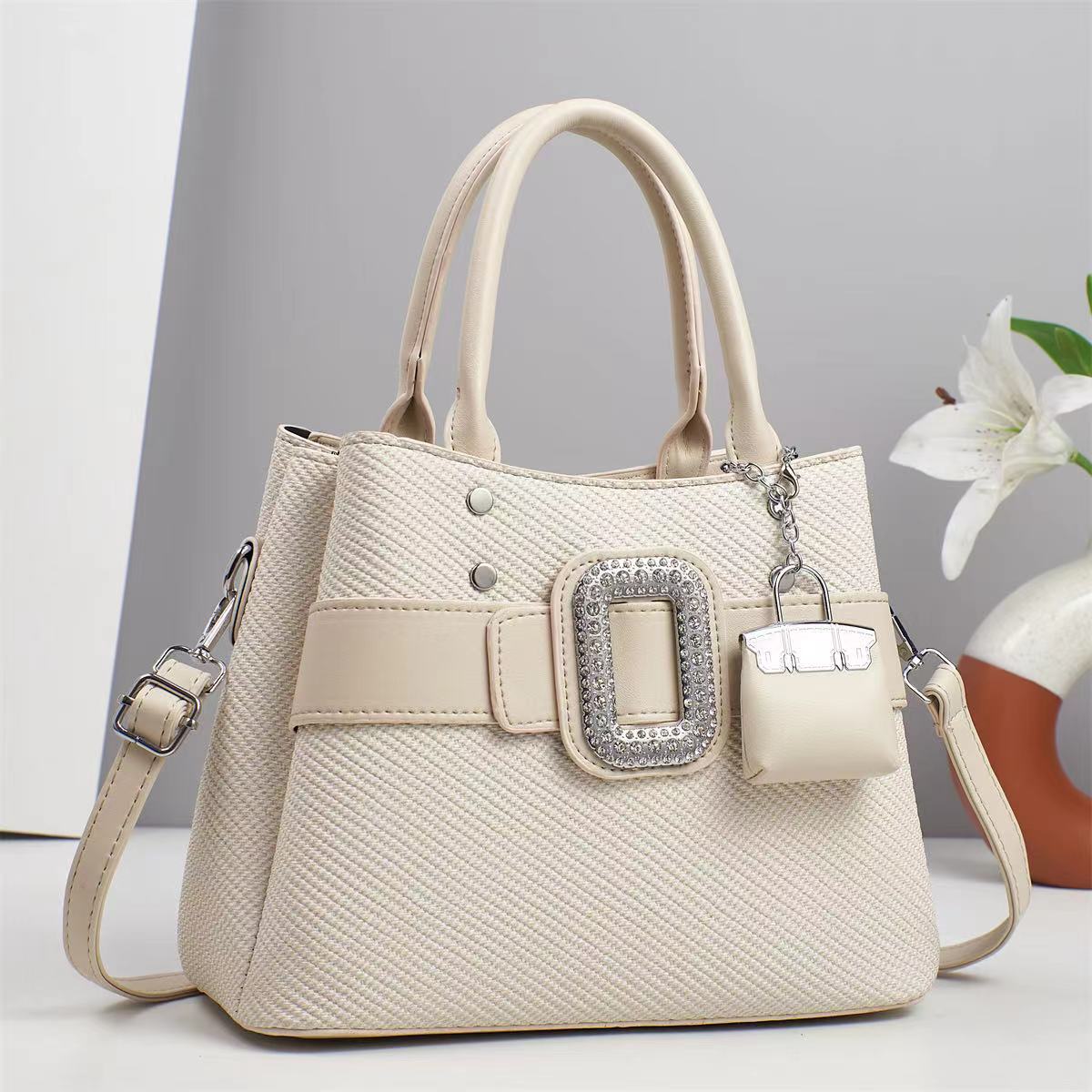 Nueva moda todo-fósforo casual bandolera estudiante viajero mensajero tote bolso simple de gran capacidad femenino 2025