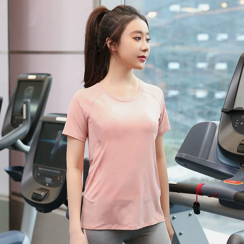 Быстросохнущая футболка для йоги, женская летняя одежда для фитнеса с короткими рукавами больших размеров для полных девочек, спортивная одежда для бега, Свободное пальто 200 кг