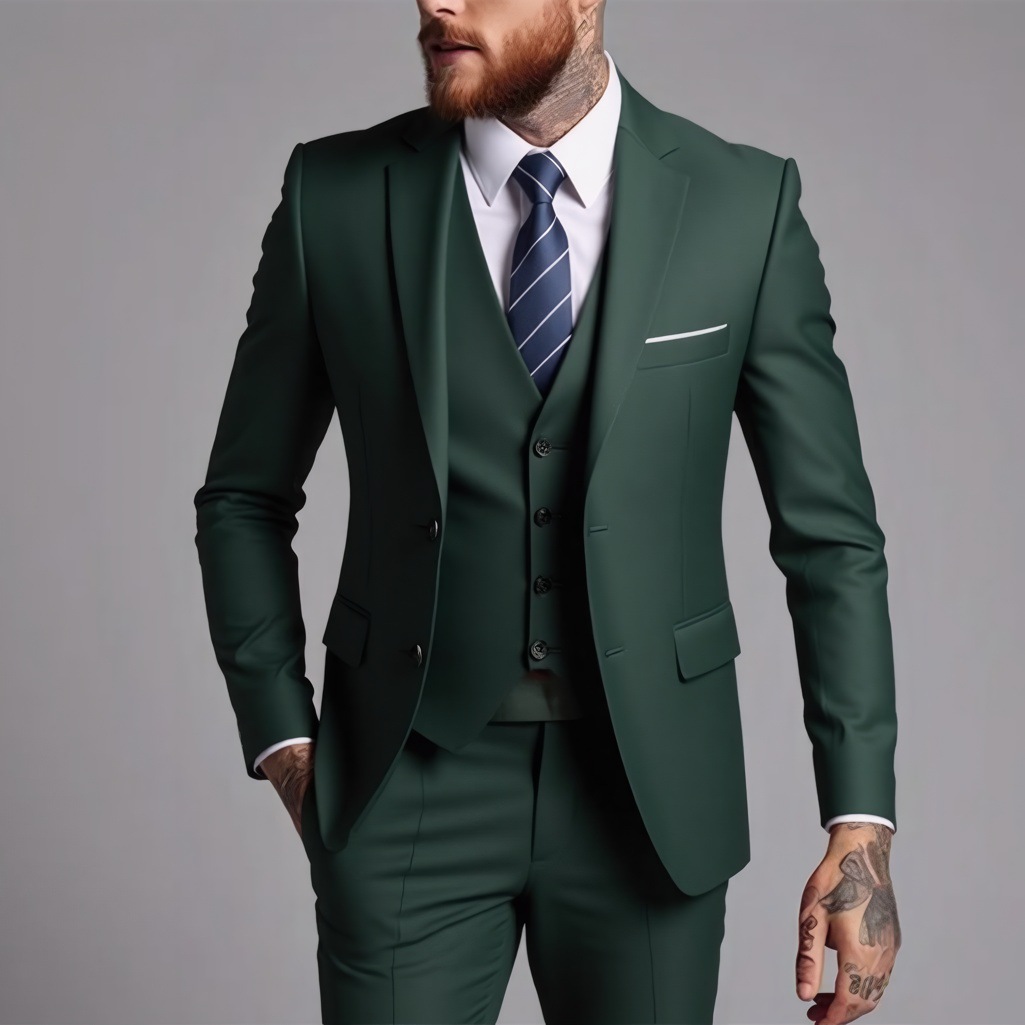 Abito uomo tre pezzi formale per lavoro matrimonio e ufficio_voghion.com