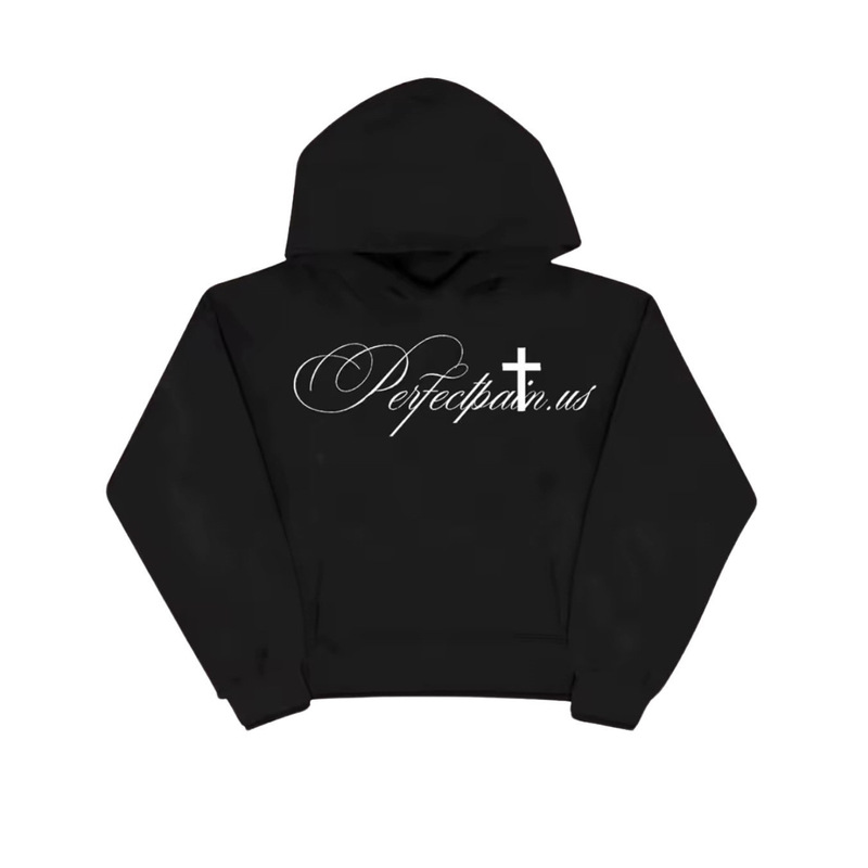 Cross-Border European and American American Aesthetic Retro High Street Cross Letter Print Design Crop Dark Hip-Hop Sweatshirt Cross-Border European and American American Aesthetic Retro High Street Cross Letter Print Design Crop Dark Hip-Hop Sweatshirt