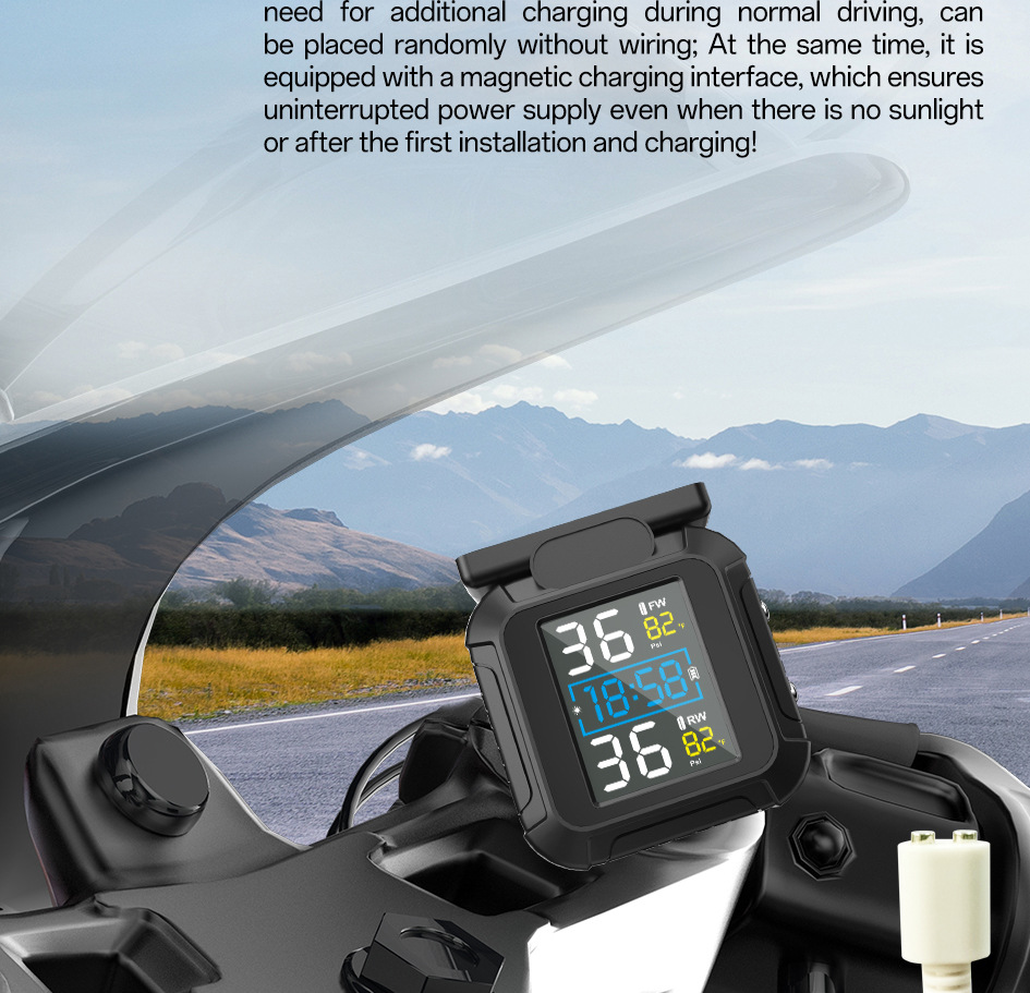 Motocycle Tire Pressure Monitoring Sys Tem Motorcycle Tire Pressure Monitor