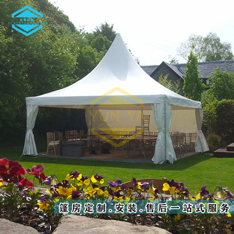 源头厂家直销  聚会餐厅休息亭   铝合金材质便携遮阳多功能