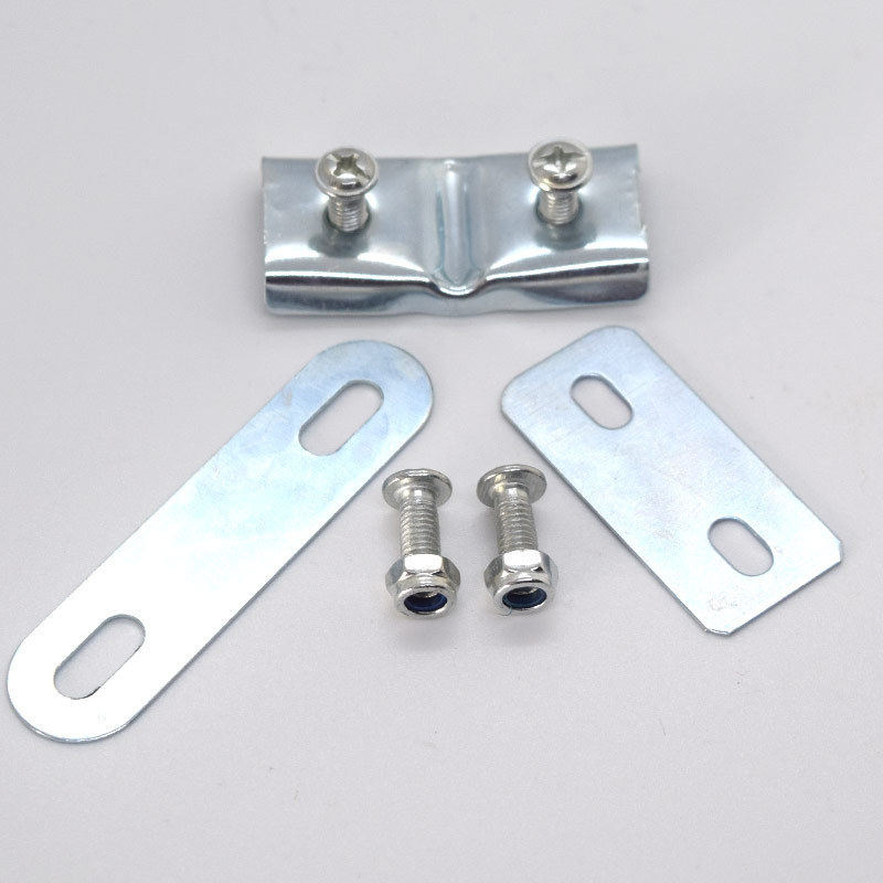 Universal Bicycle Front Basket Mounting Accessories Folding Bike Basket Fixed Iron Plate Screw Bracket Support