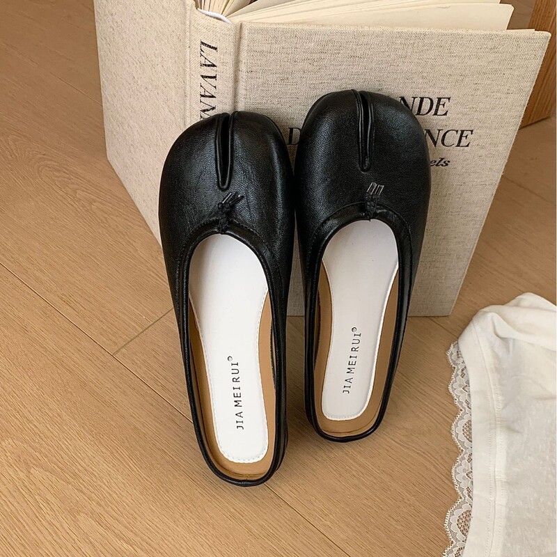 2026 Niche Design Closed-Toe Half Slippers for Women, Slip-On Split-Toe Soft Sole Lazy Slippers, New Spring/Summer Style 2026 Niche Design Closed-Toe Half Slippers for Women, Slip-On Split-Toe Soft Sole Lazy Slippers, New Spring/Summer Style
