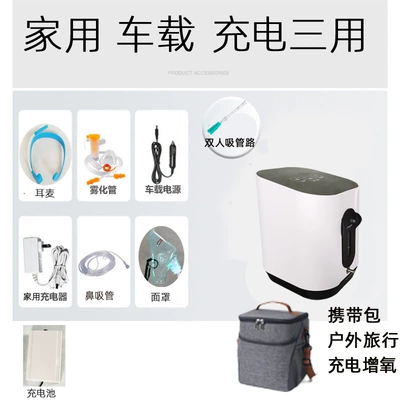 Oxygen Generator, Hava təmizləyiciləri - dual-use-one-charging-car-home-configuration-05