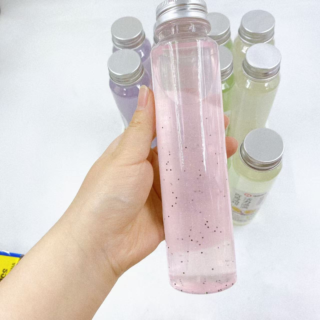 Imitación de fruta, agua falsa, cinta espumosa, fragancia, botella alta, barro fluido de bricolaje hecho a mano, leche de abrazo, juguete de descompresión para niños