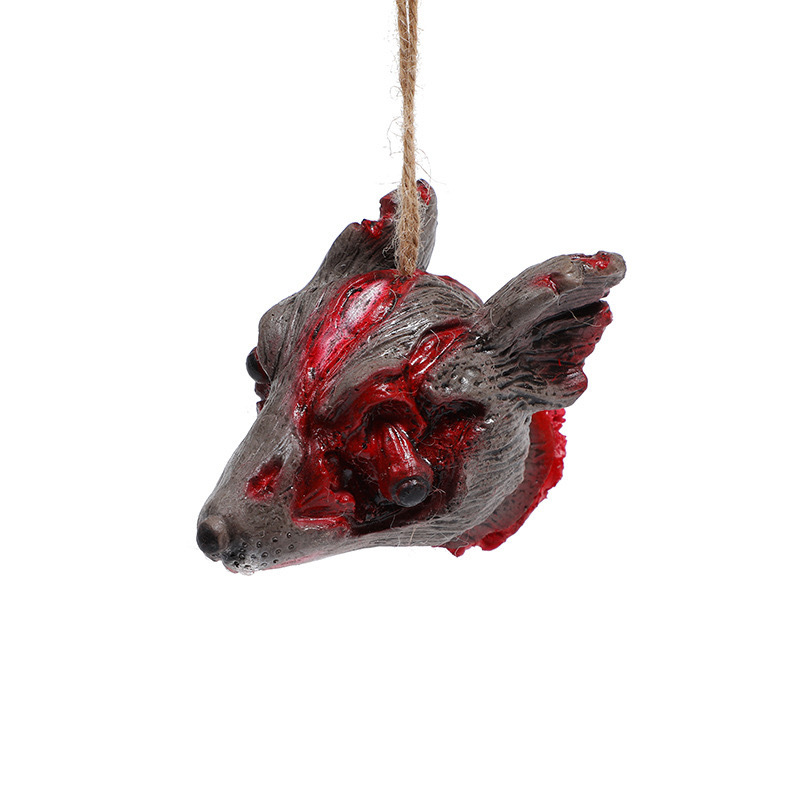 Nuevo Halloween transfronterizo de alta sensación de decoración accesorios decapitados colgantes de decoración de la casa embrujada decoración colgantes de decoración
