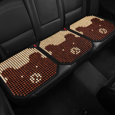 Seat Cushion, Summer Square Cushion, Breathable | Seat cushion, seat cover - cute-bear-brown-color-three-people-in-the-back-row