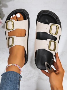 P 68062 Double Buckle Birken Summer Sandals �p�ſۛ���