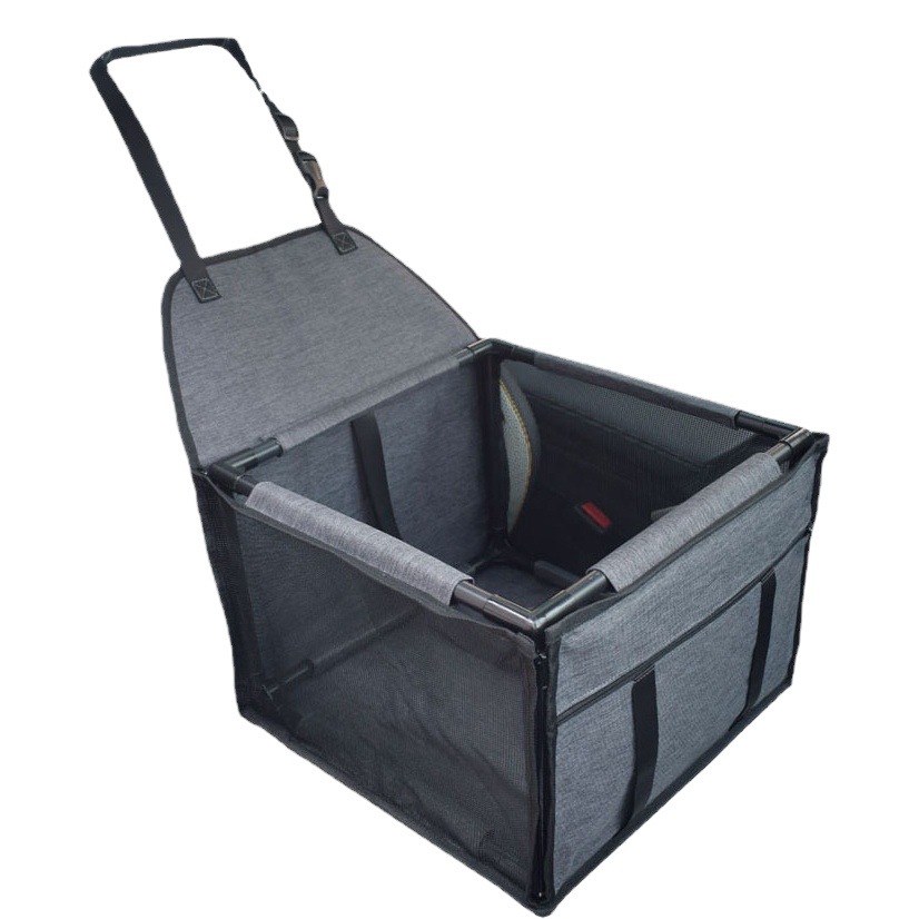 Perro coche cojín mascota asiento de seguridad anti-sucio a prueba de agua mascota coche charter en la perrera mascota malla bolsa