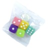 Plastic product packaging game Plastic chess pieces Dice Platform Transparent Bag Self -sealed Bag Transparent Box