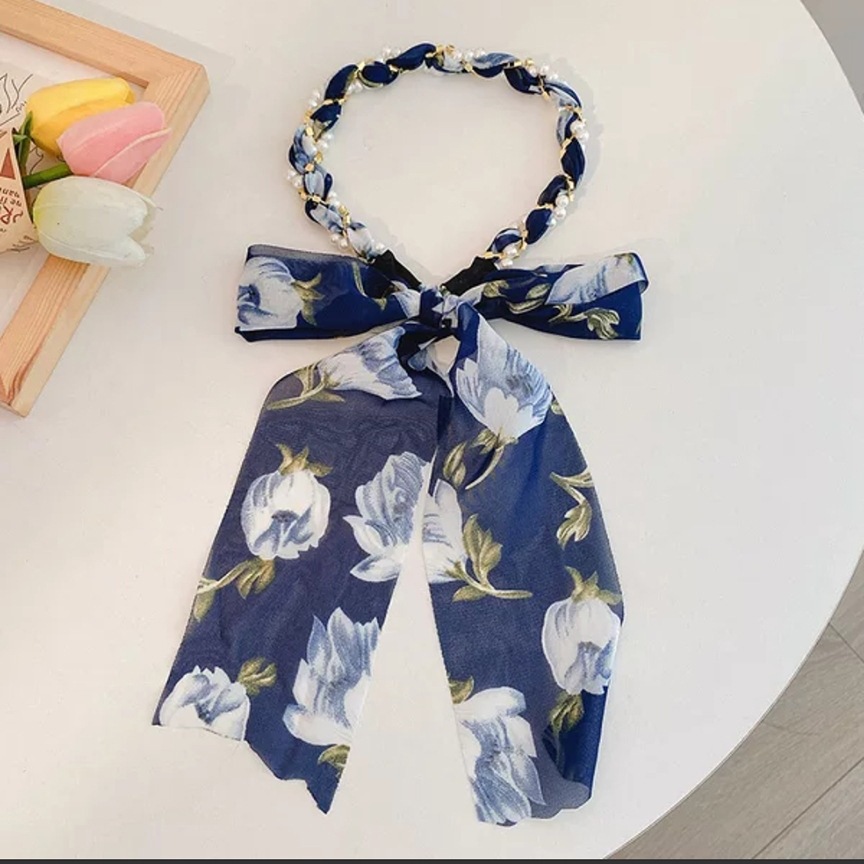 Xiangfei amantes de la tela accesorios para el cabello de alta apariencia de una sola pieza cinta de la diadema de perlas de Corea banda de pelo horquilla de hadas