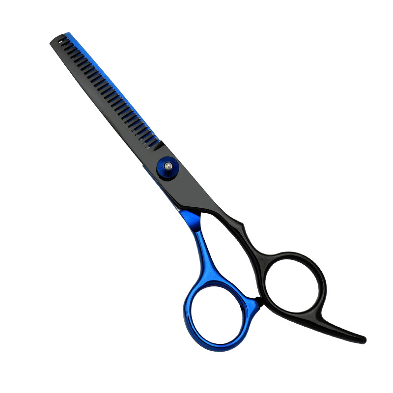 Fábrica al por mayor de 6 pulgadas tijeras de pelo profesional estilista de pelo tijeras de peluquería corte de pelo tijeras planas tijeras de dientes finos traje