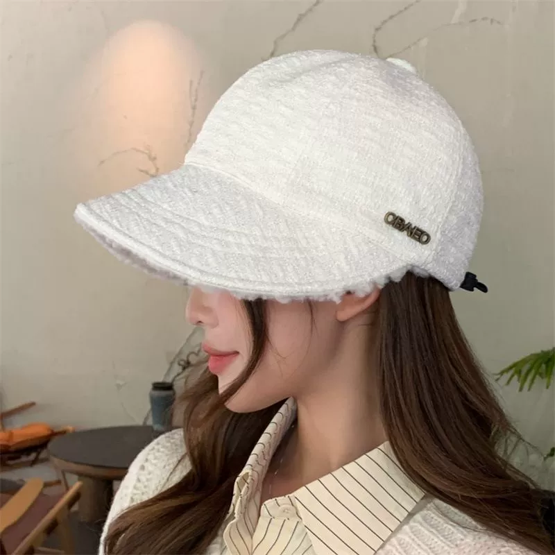 Demi-season hat, double-sided keep warm fashionable cap, increased thickness