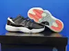 AJ11, низкий, чёрный/белый/оранжевый