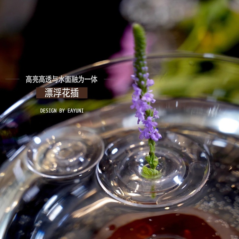 跨境新品创意设计客厅插花水培容器 漂浮插花器 特殊材质有趣摆件|undefined