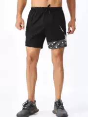 Summer American Sports Track and Field Three-Point Quick-Drying Shorts Ice Silk Lining Running Fitness Basketball Leisure Training Breathable