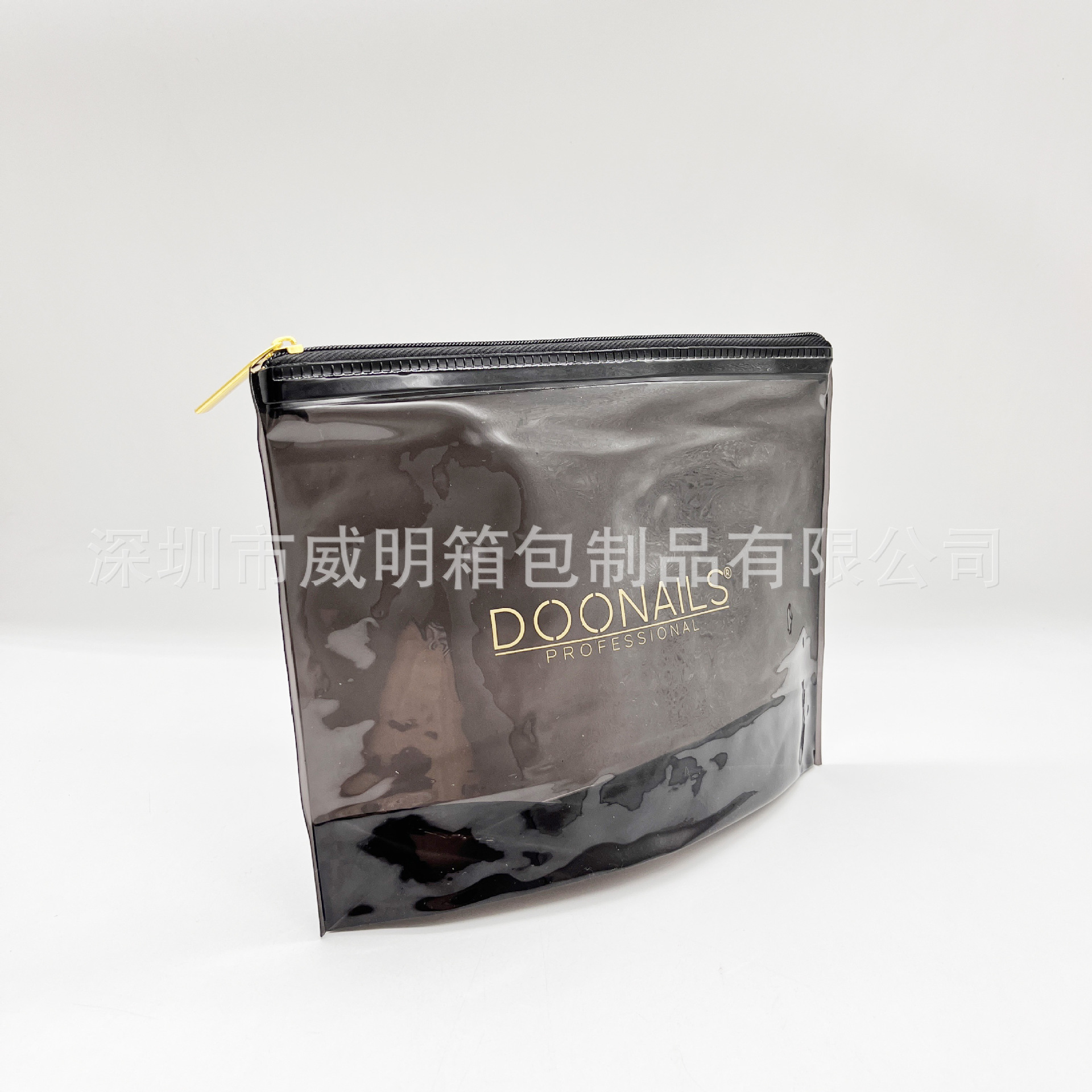 �������ƺ�ɫ͸��PVC��ױ�� �ɶ���logo ��������