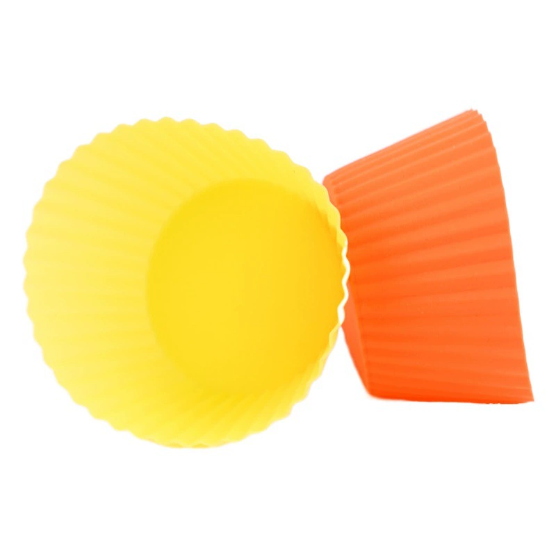 Фабрика в наличии Силиконовая круглая чашка Mafen 7 см, устойчивая к высоким температурам 250 °, форма для выпечки яичного пирога, чашка для рисового торта