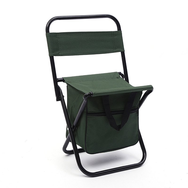 Silla de playa plegable pequeña para niños, bolsas de almacenamiento multifuncionales para bocadillos para estudiantes.