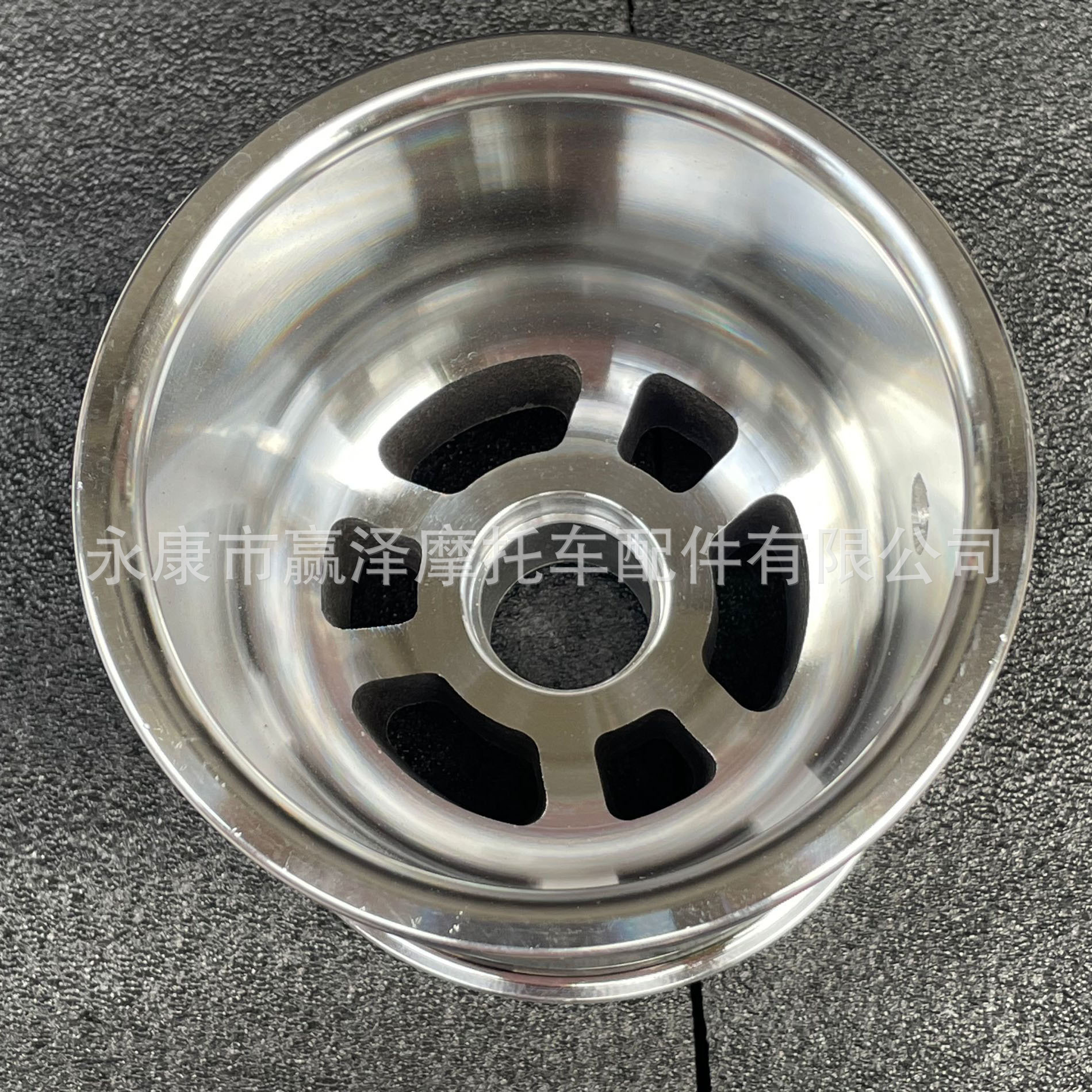 Athletic venue kart motorcycle accessories 10X4.50-5 inch wheel hub bearing rim 13CM front wheel hub