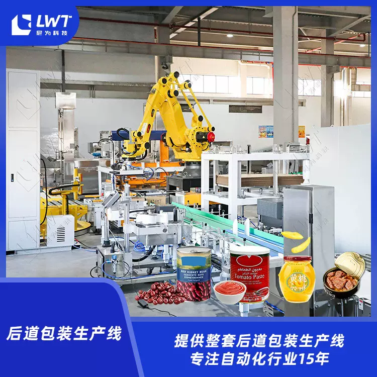 纸箱全自动码垛机源头工厂宠物食品包装生产线非标定制