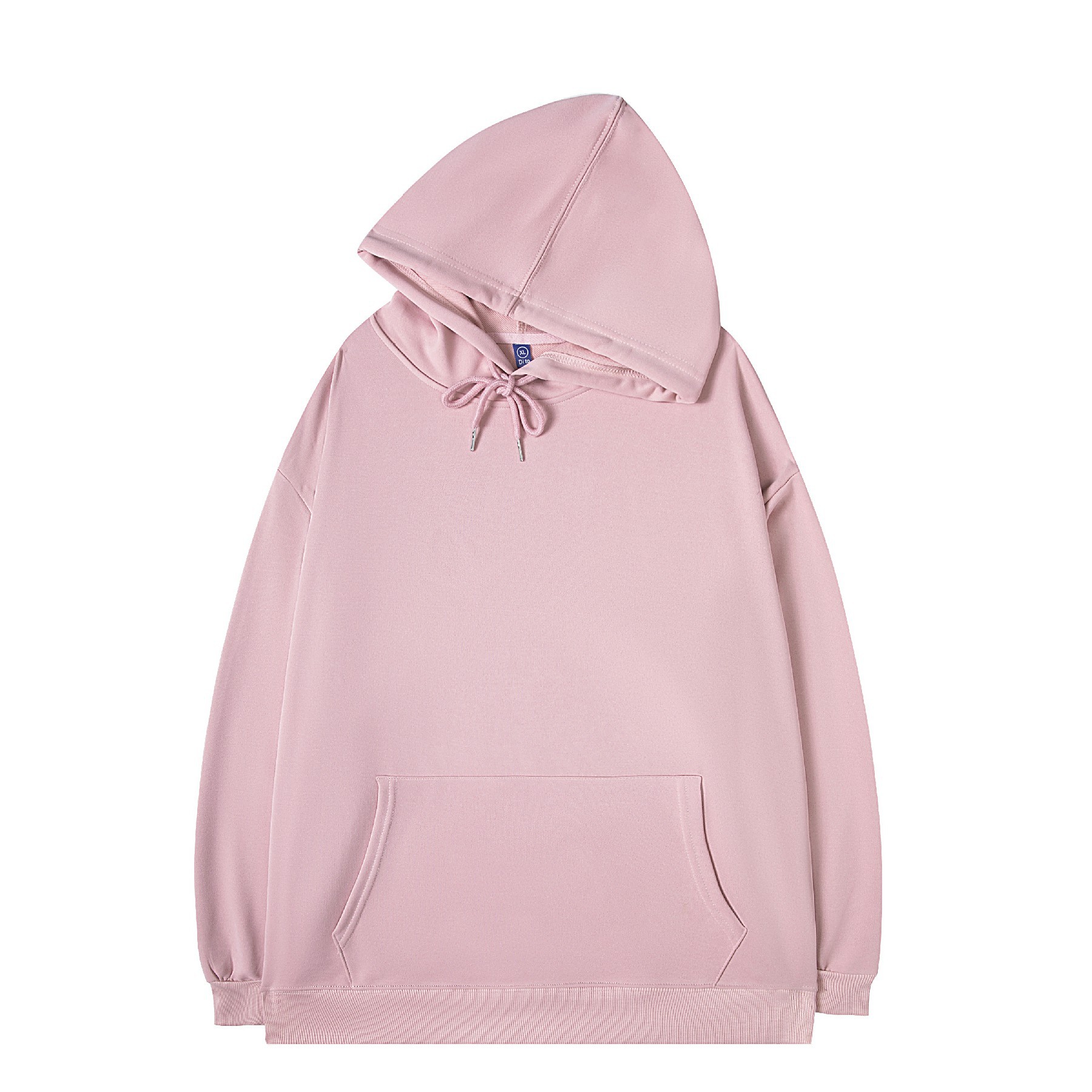 Sudadera con logotipo personalizado, sudadera con capucha y hombros caídos con texto impreso, chaqueta de manga larga para otoño e invierno, ropa de trabajo hecha a medida, camisa publicitaria bordada.