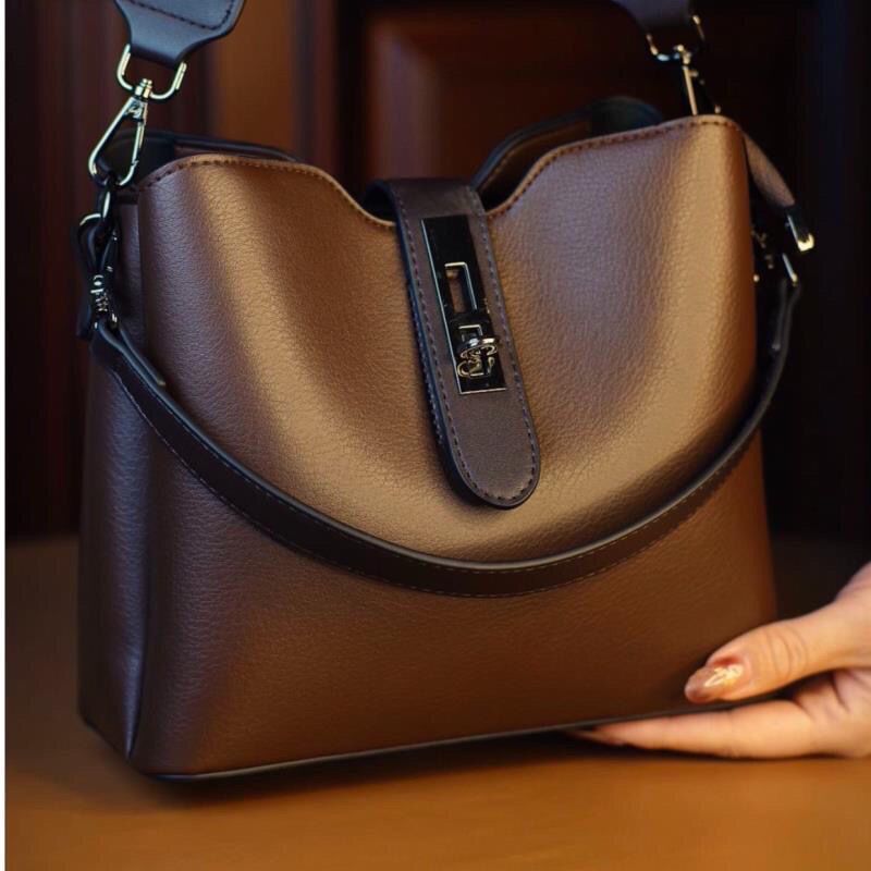 Bucket Bag Handbag Women's High-End 2025 New Large-Capacity Bag Crossbody Bag Shoulder Bag Mother Bag Small Bag