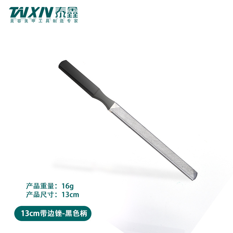 Al por mayor archivo de uñas de doble cara al por mayor archivo de uñas de acero inoxidable de cuatro lados tira de molienda de uñas traje de herramienta de manicura