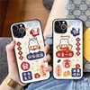 Cartoon rabbit apply Apple 14 Mobile phone shell 13pro Glass iphone12promax Net Red 7/8pro/xs