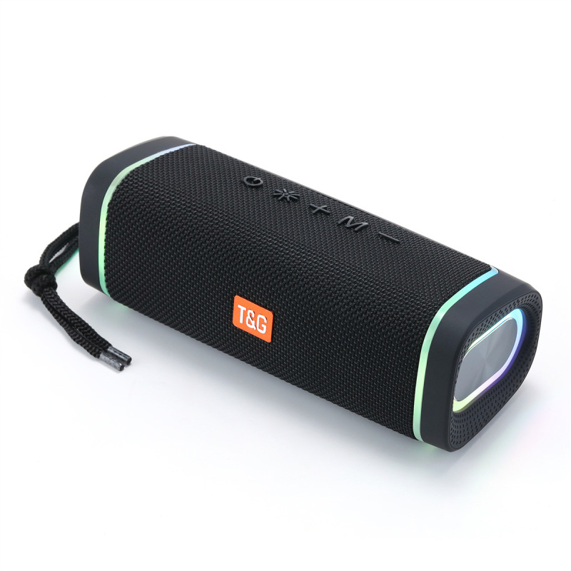 国境を越えた電気商の新型無線bluetoothスピーカーtg375クールledカラーライト屋外携帯型カードサブウーファ|undefined