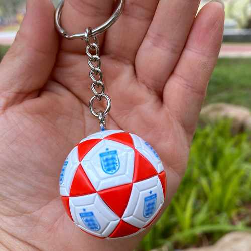European Cup football children's gift pendant keychain Germany France England decoration bracelet souvenir