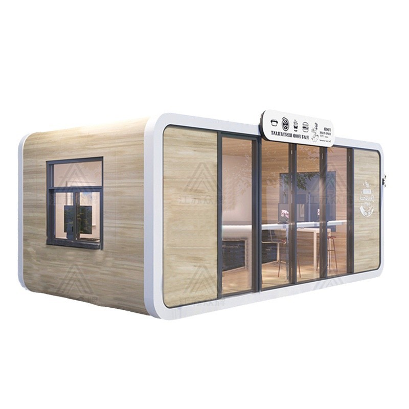 Espacio cápsula Casa móvil Red B & B Contenedor Residencia Apple Warehouse Servicio de oficina Estación Lounge