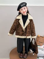 Children's fleece winter keep warm down jacket