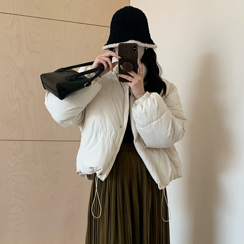 Зимняя теплая стеганая куртка, корейский стиль, oversize, плюс размер