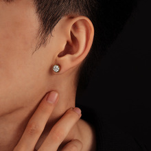 香炉耳钉男生时尚潮流个性复古设计耳饰女简约高级感百搭饰品批发