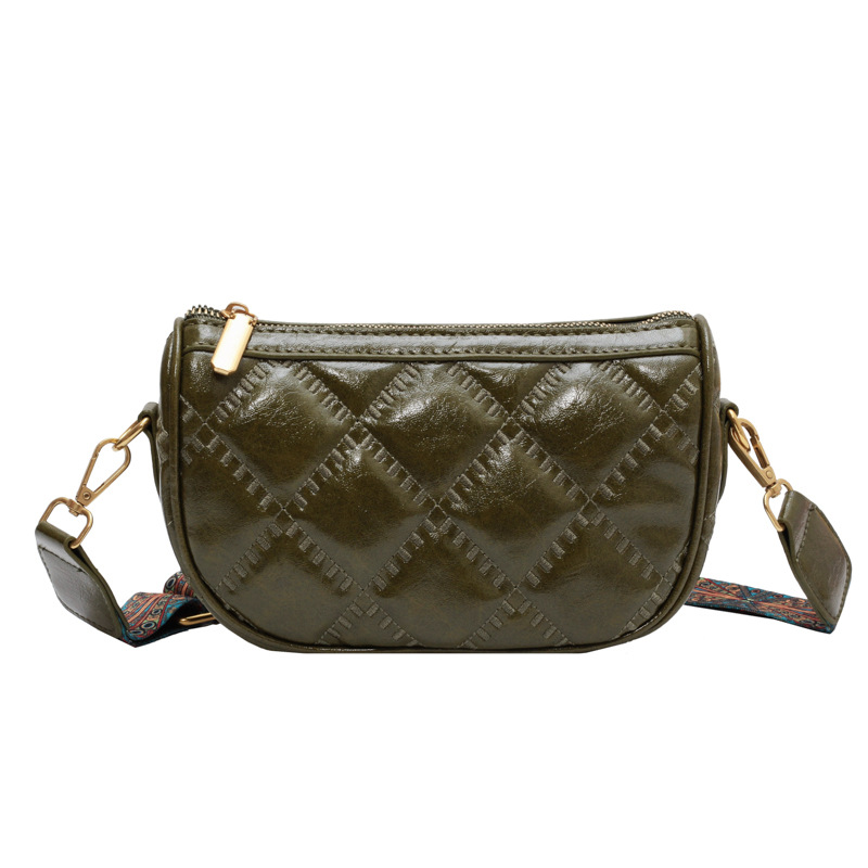 Damväskor 2023 New Retro Small Bag Rhombic Foreign Style Messenger Bag high-end sense axelväska i ett stycke på uppdrag av_voghion.com