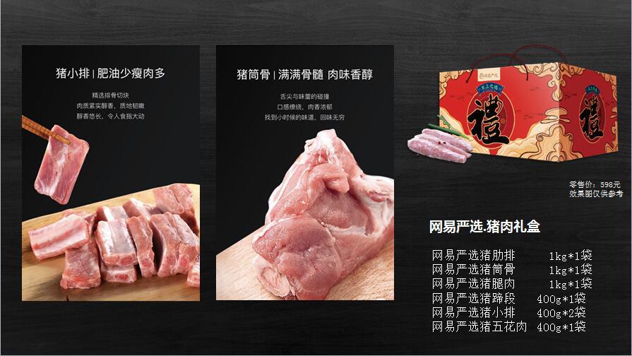 網易嚴選年貨禮品券全國兌換豬肉牛肉臘味禮盒團購量大價優可實物